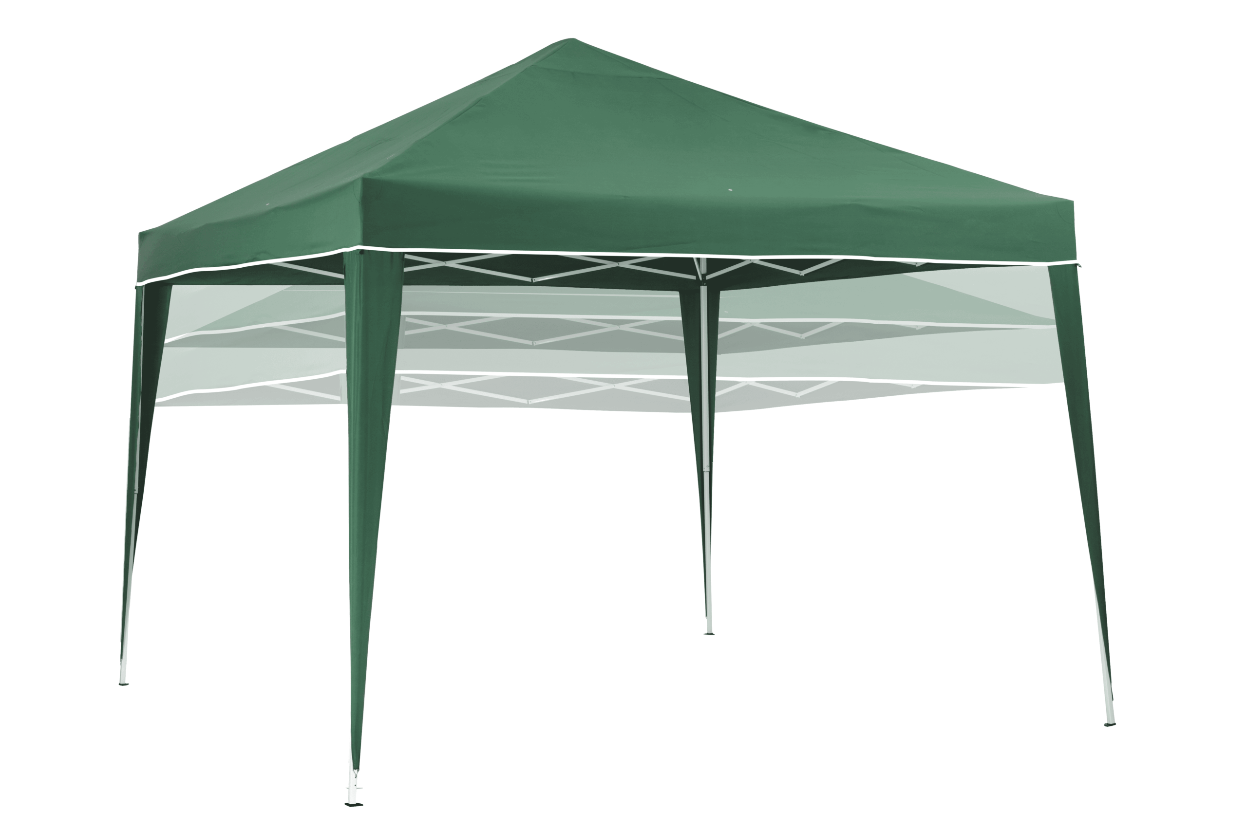 Carpa deluxe verde regulable 3 alturas.